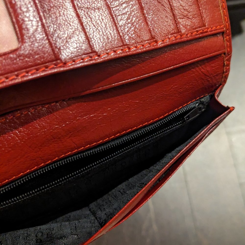 Red Passport Wallet - Picture 3 of 6